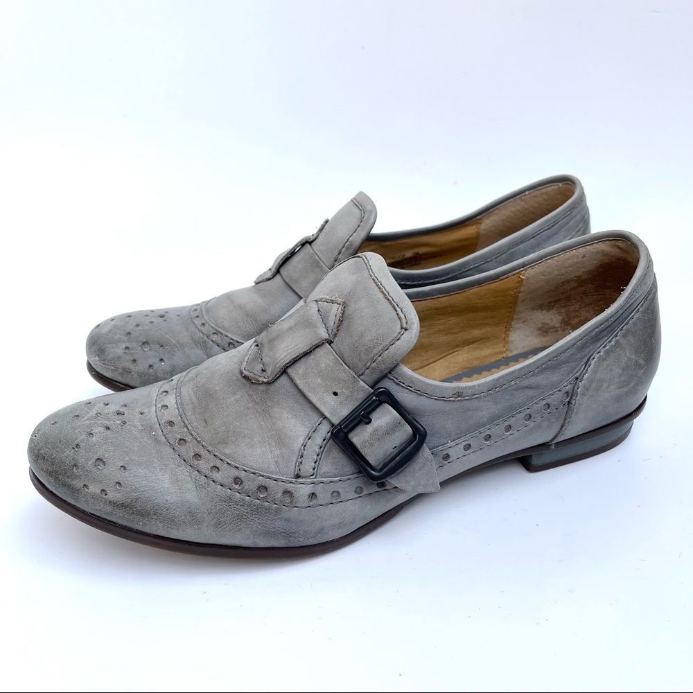 LATIGO ANTHROPOLOGIE grey Troop leather loafer- 7